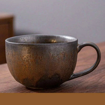 Rustic Japanese Artisan Ceramic Coffee Mug - Très Elite