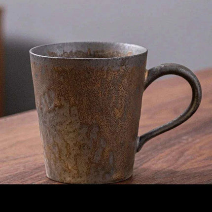 Rustic Japanese Artisan Ceramic Coffee Mug - Très Elite