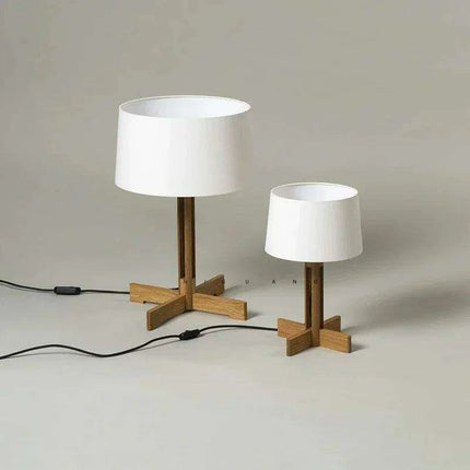 Rustic Wabi Sabi Walnut Floor Lamp - Stylish Illumination for Any Room - Très Elite