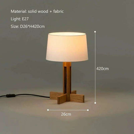 Rustic Wabi Sabi Walnut Floor Lamp - Stylish Illumination for Any Room- Très Elite- Très Elite