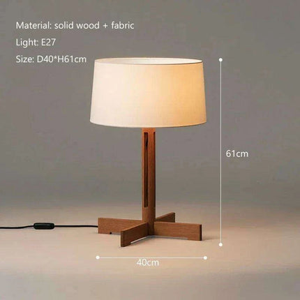 Rustic Wabi Sabi Walnut Floor Lamp - Stylish Illumination for Any Room- Très Elite- Très Elite