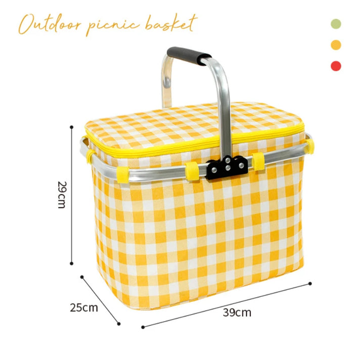 Adventure Essential: Spacious Picnic Handbag with Waterproof and Antifouling Features