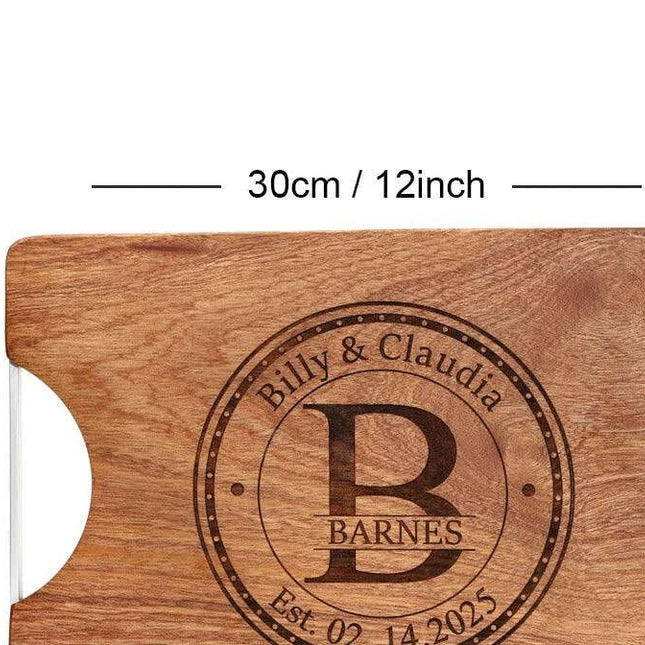 Engraved Walnut Cutting Board: A Unique Personalized Gift for Every Occasion