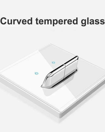 Elegant LED Crystal Glass Light Switch Panel - Versatile Multi-Gang Control System