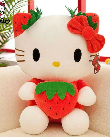Y2K Hello Kitty Cozy Plush Toy - Adorable Kawaii Cuddly Companion for Children's Birthday Celebrations