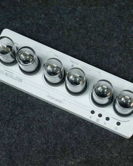 Vintage Nixie Tube WiFi Alarm Clock with Dynamic RGB Lighting - A Must-Have Accessory for Gamers