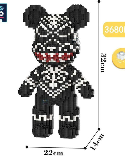 Adorable Bear Cub Building Block Set with Easy Storage - Inspire Creativity and Learning