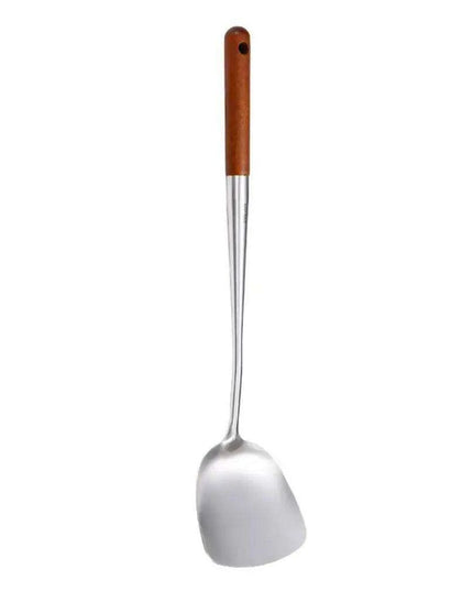 Stainless Steel Wok Spatula and Ladle Kitchen Utensil Set for Cooking