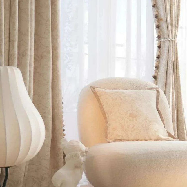 Luxurious French Palace Blackout Drapes for Chic Home Elegance