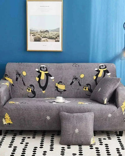 Stretch Sofa Covers for L 1234 Seater Couches - Elegant Design and Complete Protection