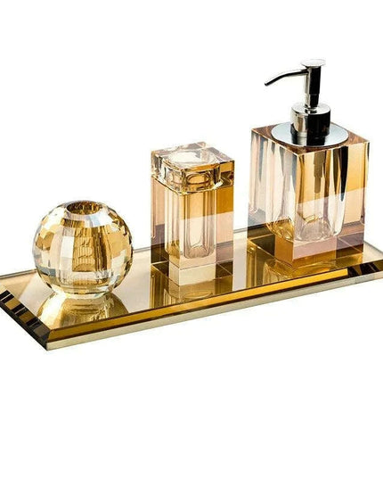 Sophisticated Square Hotel Glass Soap Dispenser with Polished Silver Pump for Contemporary Bathrooms
