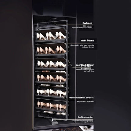 360° Rotating Shoe Rack — 4, 5 & 6 Tier | Très Elite