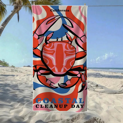 Polka Dot Beach Towel — Quick-Dry Sand-Free Microfiber | 4 Colourways, 3 Sizes