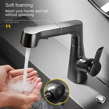 Korean-Style Swivel Basin Faucet | Mixer Tap with 360° Rotatio