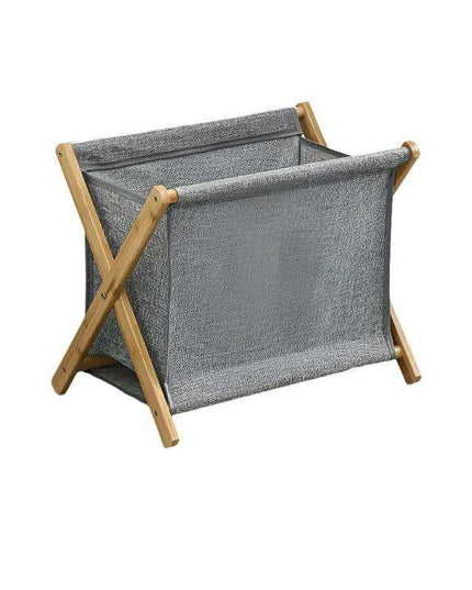 Eco-Friendly Bamboo Foldable Laundry Hamper - Stylish and Space-Saving Storage Solution