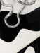 Chic Eco-Conscious Monochrome Abstract Area Rug with Superior Stability