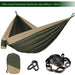 Hammock with Tree Straps | Parachute Nylon | Carabiners | Camping