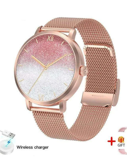 Chic Smart NFC Watch for Women with Bluetooth Calling, GPS, and Health Monitoring