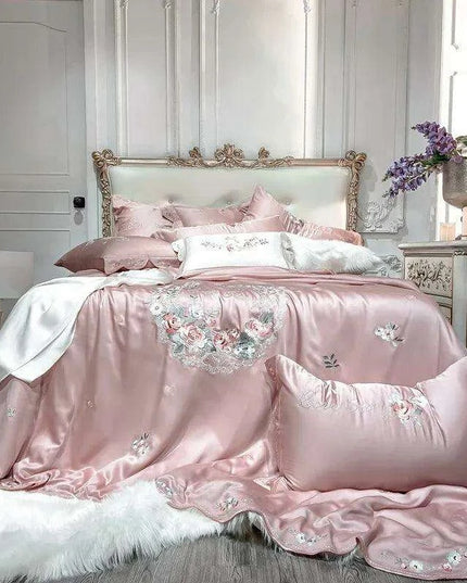 Silky Soft White Bamboo Lyocell 600TC Luxury Duvet Cover Set