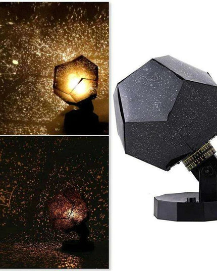 Galactic Dreams 3D Star Projector Lamp - Magical USB Night Light for Kids' Rooms and Relaxing Ambiance