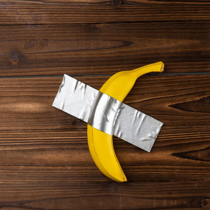 Resin Tape Banana Sculpture Wall Decoration Contemporary Art Modern Li