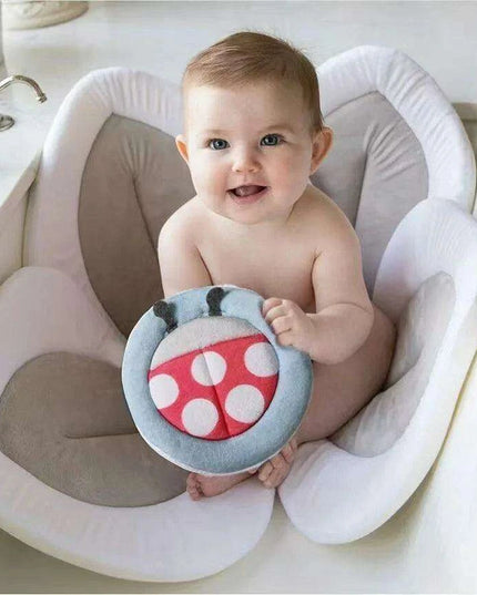 Lotus Dream Baby Bath Mat - Foldable Floral Serenity