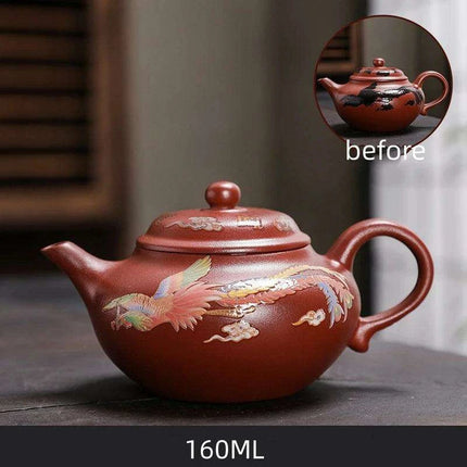 Artisan Authentic Teapot with Magical Color-Changing Infuser - Elevate Your Tea Ritual