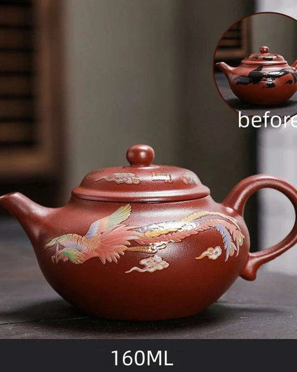 Artisan Authentic Teapot with Magical Color-Changing Infuser - Elevate Your Tea Ritual