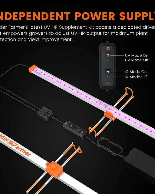 Spider Farmer 40W UV IR LED Grow Light Bars: Boost Indoor Plant Growth for Maximum Harvests