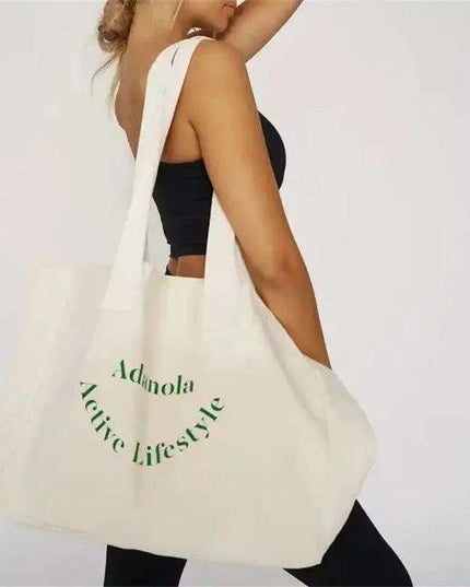 Customizable Luxury Cotton Tote Bag - Bulk Purchase Option