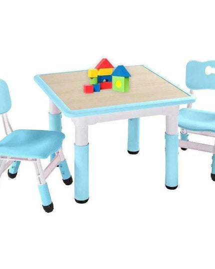 Versatile Activity Table and Chair Set for Kids with 2 Adjustable Chairs - Ideal Creative Space for Ages 3-8
