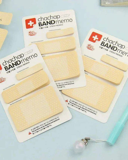 Whimsical Band-Aid Sticky Note Pads - Perfect for Cute Stationery Lovers