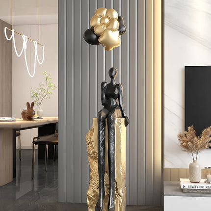 Home Decor Figurines Abstract Statues Art Ornaments Living Room Large