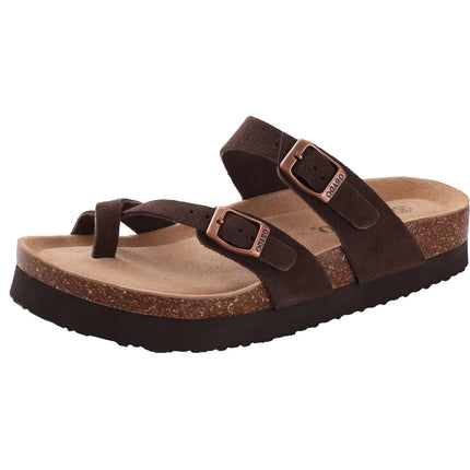 Comwarm Fashion Women's Suede Mules Slippers Men Clogs Cork Insole Sandals With Arch Support Outdoor Beach Slides Home Shoes comwarm-fashion-womens-suede-mules-slippers-men-clogs-cork-insole-sandals-with-arch-support-outdoor-beach-slides-home-shoes