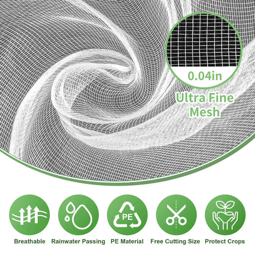 Protective Ultra Fine Mesh Plant Netting for Healthy Gardens