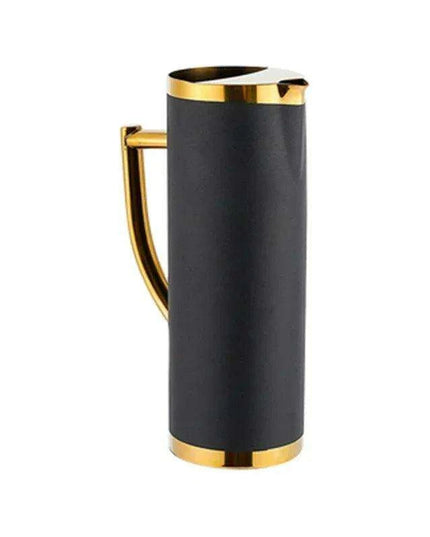 Stylish Stainless Steel Beverage Pitcher with Ice Guard and Divided Wine Insert - High Quality and Fast Shipping