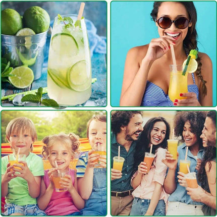Sustainable Bamboo Drinking Straws - Stylish, Safe, and Eco-Friendly for a Greener Tomorrow