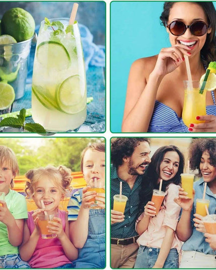 Sustainable Bamboo Drinking Straws - Stylish, Safe, and Eco-Friendly for a Greener Tomorrow