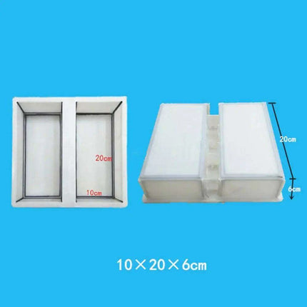 DIY Plastic Paving Mold for Garden Pathways - Heavy-Duty Cement Stepping Stone Maker