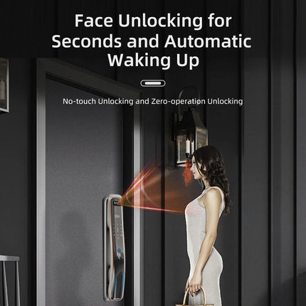 Global Blooming Smart Door Lock - Facial Recognition & Video Intercom