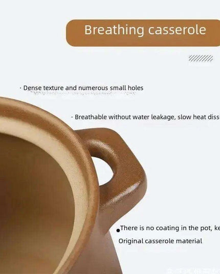 Expectant Mothers' Traditional Chinese Clay Pot Stew Cooker - Elevate Your Cooking Experience