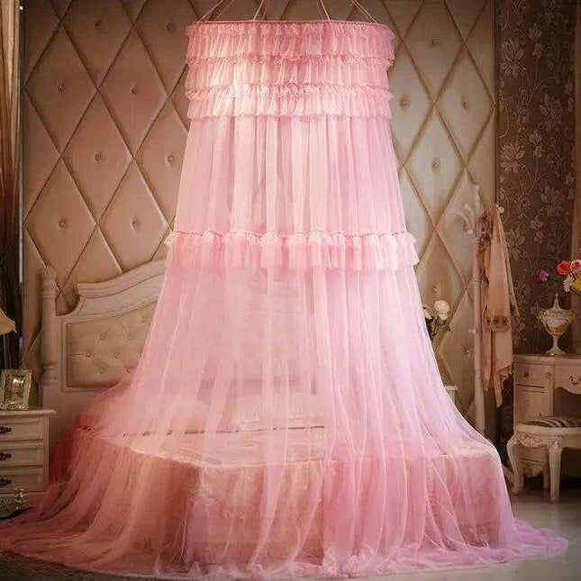 Whimsical Lace Dream Canopy for Queen and King Size Beds