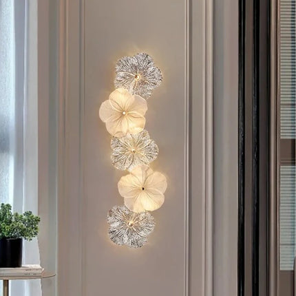 French Floral Wall Sconce - Luxury LED Wall Light