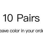 10 Pairs (your choice of colors)
