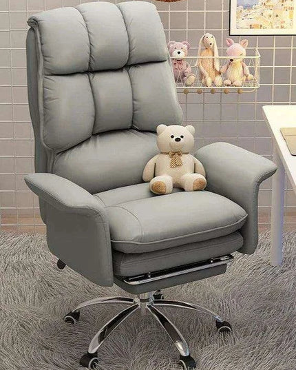 Premium Adjustable Leather Gaming Recliner with Ergonomic Design