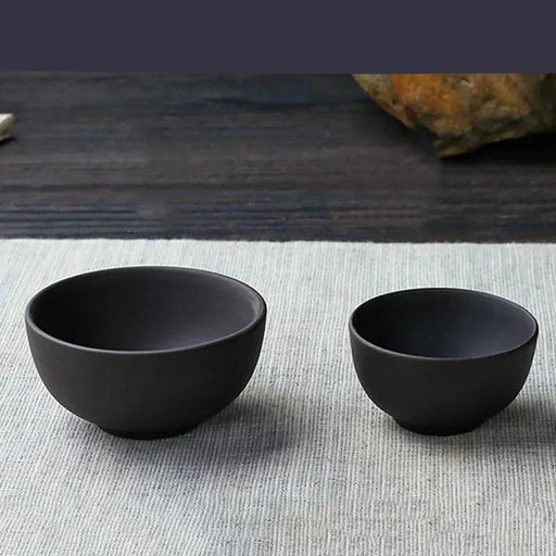 Exquisite Portable 8-Piece Handmade Yixing Purple Clay Teacup Set for Tea Lovers