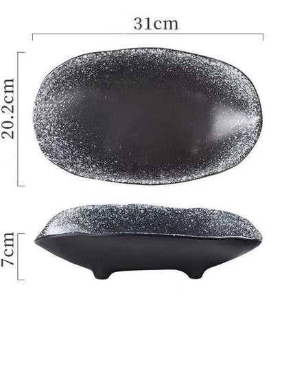 Chic High-Legged Ceramic Serving Bowl for Contemporary Dining Style