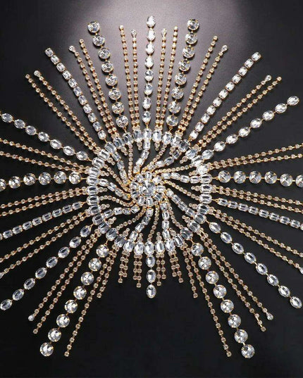 Sparkling Rhinestone Forehead Chain for Exquisite Events