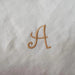 Custom Embroidered Linen Napkin Set - Luxurious Monogrammed Elegance for Any Event