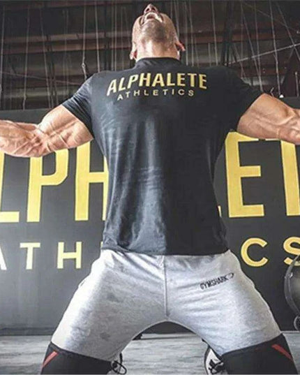 Trendy Graphic Print Muscle Tees for Men - Slim Fit Cotton Workout and Casual Shirts